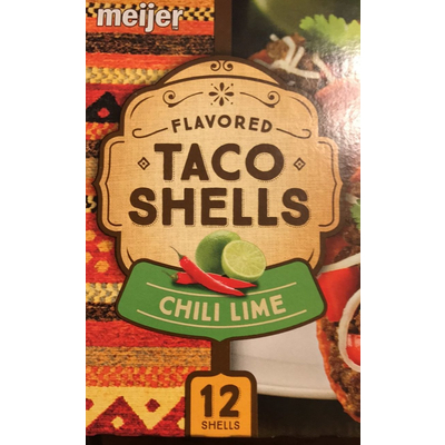 Flavored Taco Shells, Chili Lime