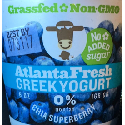 Greek Yogurt, Chia Superberry