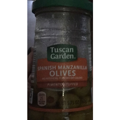 Spanish Manzanilla Olives, Pimento Stuffed