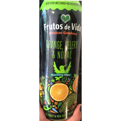 Orange, Celery & Nopal Juice Blend