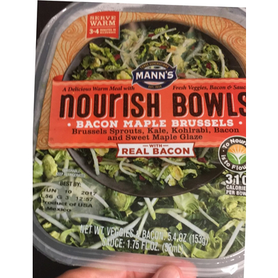 Nourish Bowl, Bacon Maple Brussels
