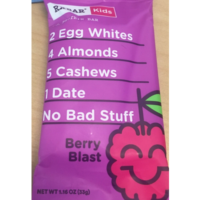 Kids Protein Bar, Berry Blast