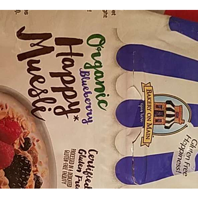 Happy Muesli, Organic Blueberry