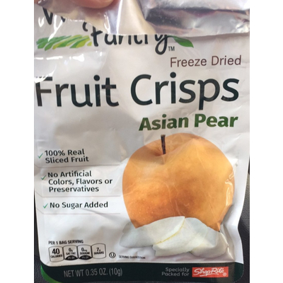 Freeze Dried Fruit Crisps, Asian Pear