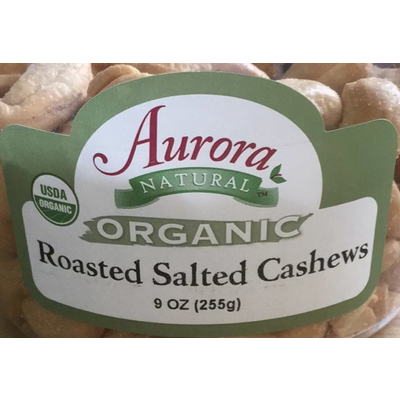 Organic Roasted Salted Cashews