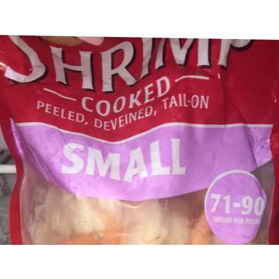 Small Shrimp, Cooked