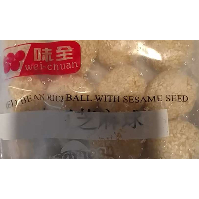 Red Bean Rice Ball with Sesame Seed