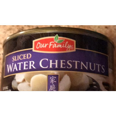 Water Chestnuts, Sliced