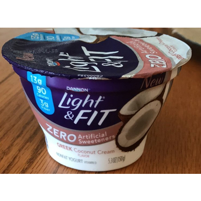 Greek Nonfat Yogurt, Coconut Cream