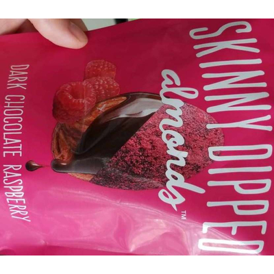 Almonds in Dark Chocolate Raspberry