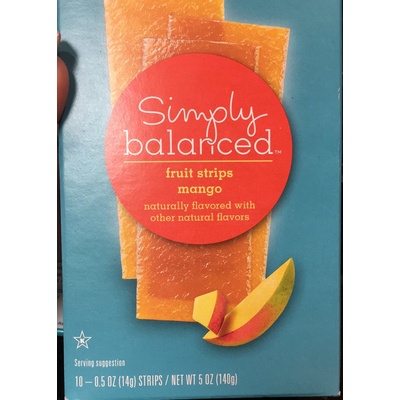 Fruit Strips, Mango