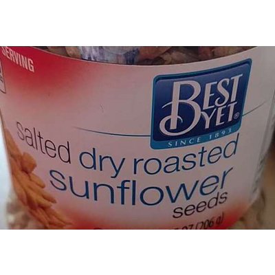 Salted Dry Roasted Sunflower Seeds