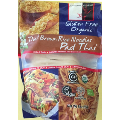Thai Brown Rice Noodles Pad Thai