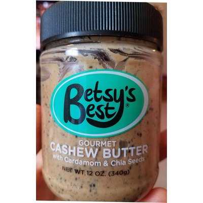Cashew Butter with Cardamom & Chia Seeds