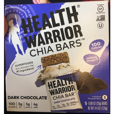 Chia Bar, Dark Chocolate