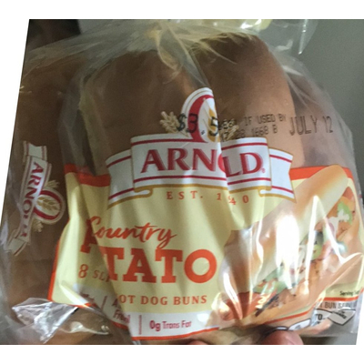 Potato Hot Dog Rolls