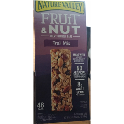 Granola Bar, Fruit & Nut Trail Mix