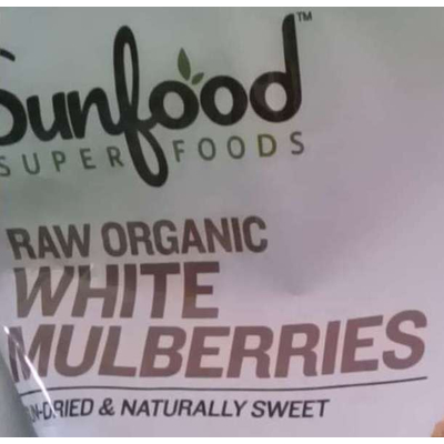 Raw Organic White Mulberries