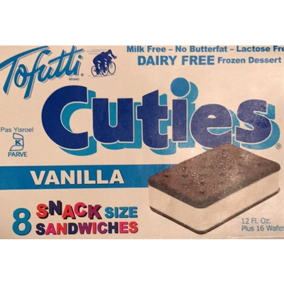 Cuties Dairy Free Frozen Dessert Sandwich, Vanilla