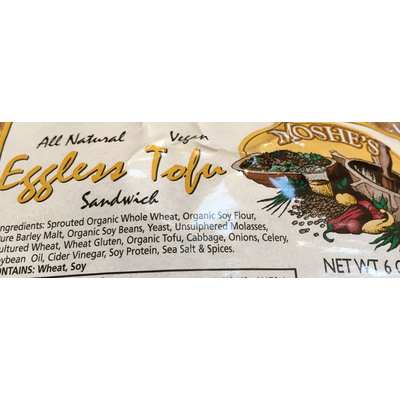 Eggless Tofu Sandwich