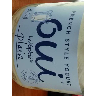 Oui, French Style Yogurt, Plain
