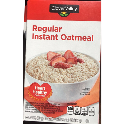 Instant Oatmeal, Regular
