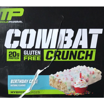 Combat Crunch, Protein Bar, Birthday Cake