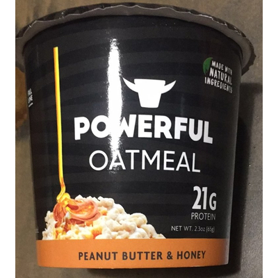 Oatmeal, Peanut Butter & Honey