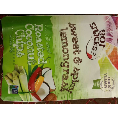 Roasted Coconut Chips, Sweet & Spicy Lemongrass