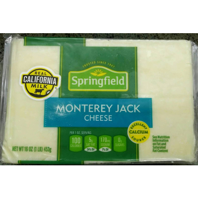 Cheese, Monterey Jack