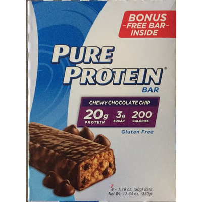 Protein Bar, Chewy Chocolate Chip