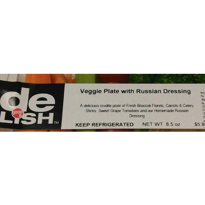 Veggie Plate with Russian Dressing