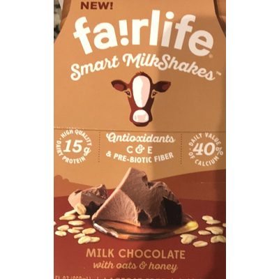 Milk Chocolate Shake with Oats & Honey