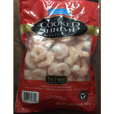 Shrimp, Cooked, Tail-Off