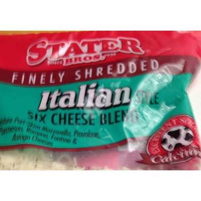 Italian Style Six Cheese Blend, Finely Shredded