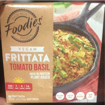 Vegan Frittata, Tomato Basil