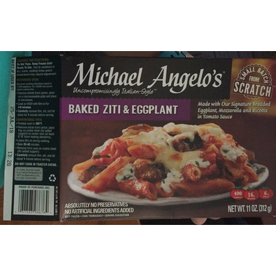 Baked Ziti & Eggplant