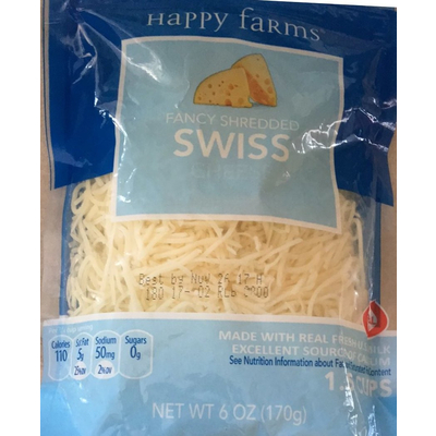 Swiss Cheese, Shredded