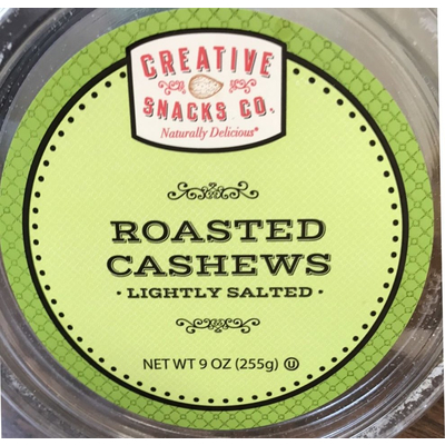 Roasted Cashews, Lightly Salted