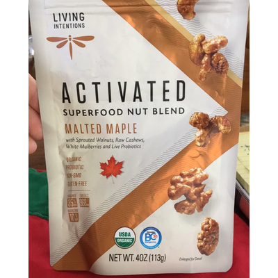 Activated Superfood Nut Blend, Malted Maple