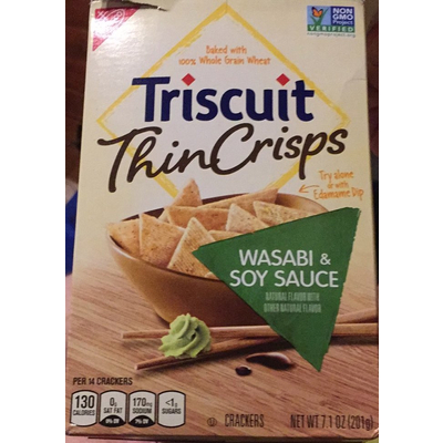 Triscuit, Thin Crisps, Wasabi & Soy Sauce