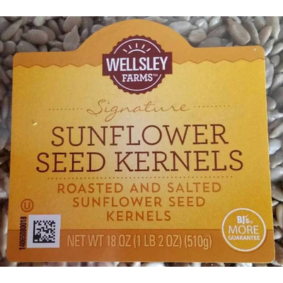 Sunflower Seed Kernels, Roasted and Salted