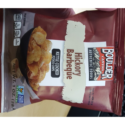Kettle Cooked Potato Chips, Hickory Barbeque
