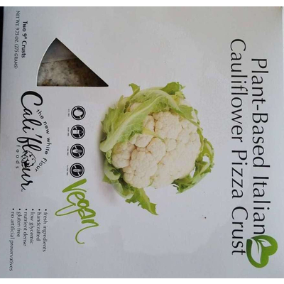 Plant-Based Italian Cauliflower Pizza Crust