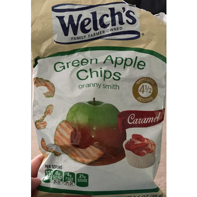 Green Apple Chips, Caramel