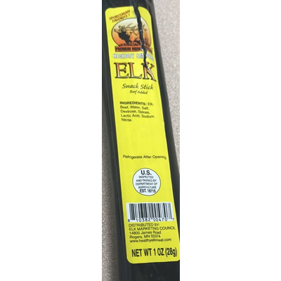 Snack Stick, Hickory Smoked Elk