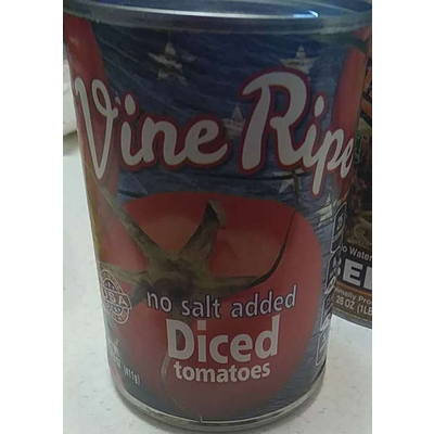Diced Tomatoes, No Salt Added