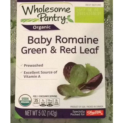 Baby Romaine, Green & Red Leaf