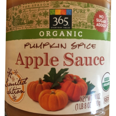 Apple Sauce, Pumpkin Spice, Organic