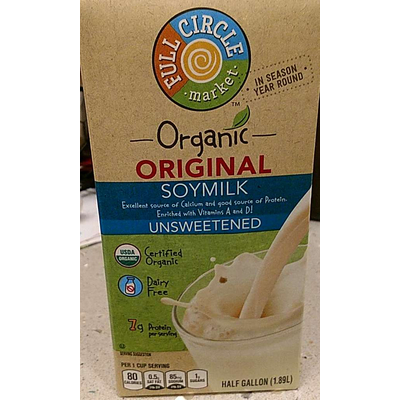 Organic Soymilk, Unsweetened